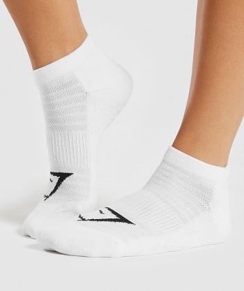 Calcetines Gymshark Ankle 3pk Accessories Blancas | CO 4169VRW